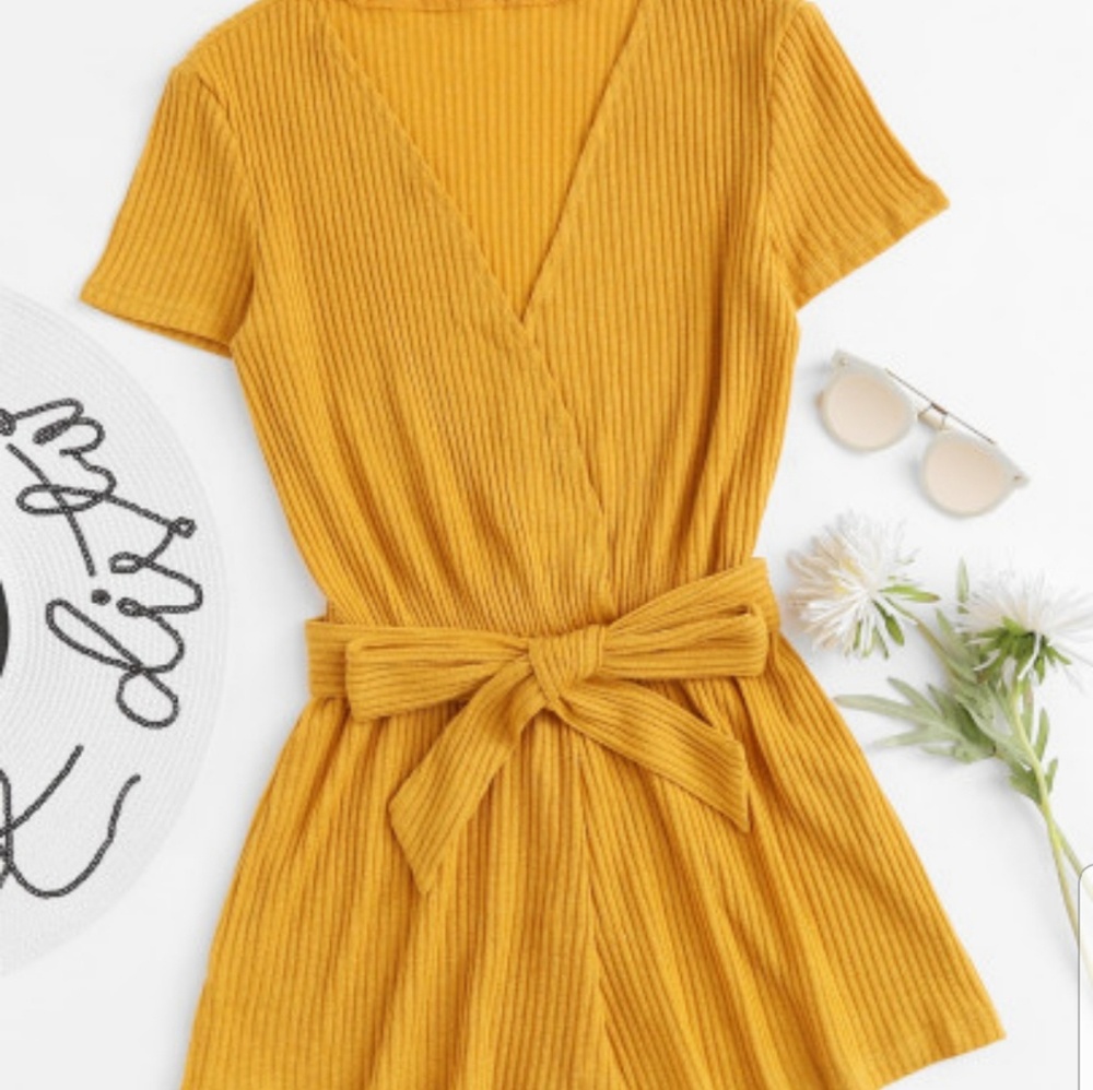 Cute yellow romper